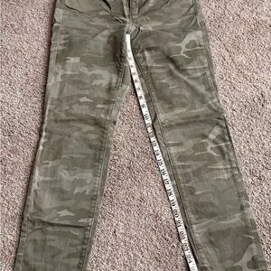 LOFT Green Camo Pants